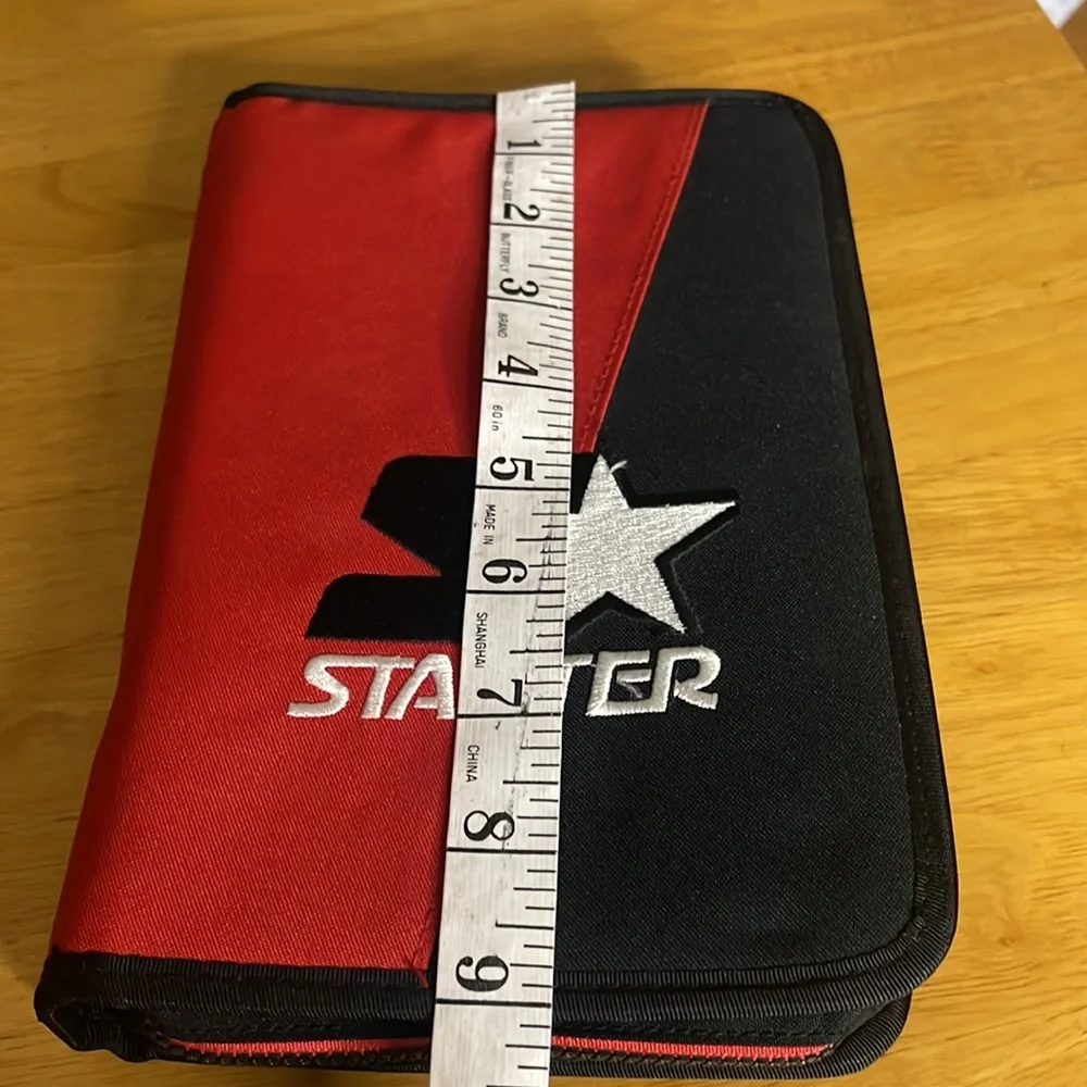 Vintage Starter Zip-Up Agenda Binder Address Book Planner Calendar Organizer